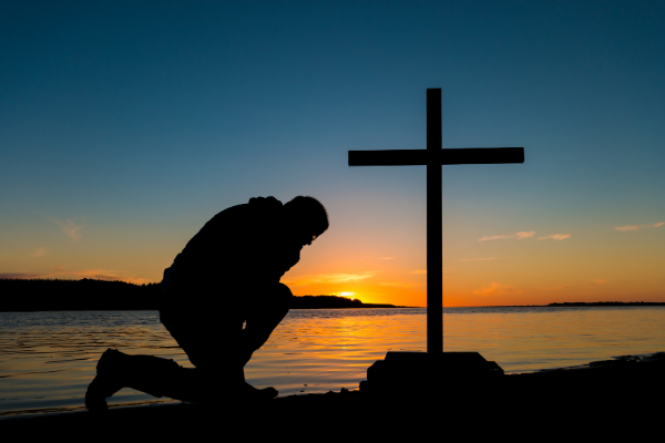 Kneeling at the Cross - The Launching Pad for Men, The Hope Connection