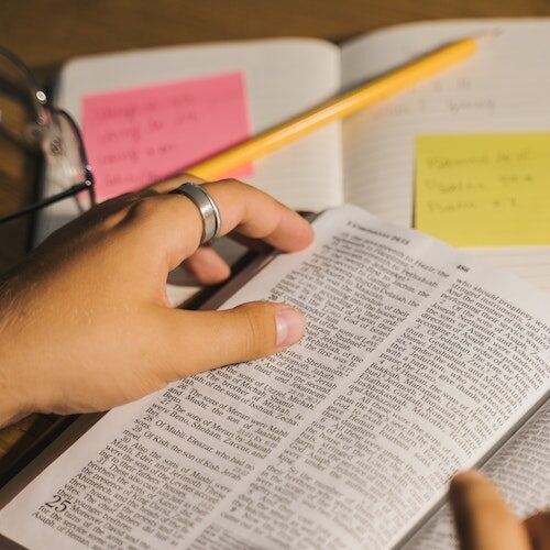 Bible and Notes - Christ Centered Business Consulting