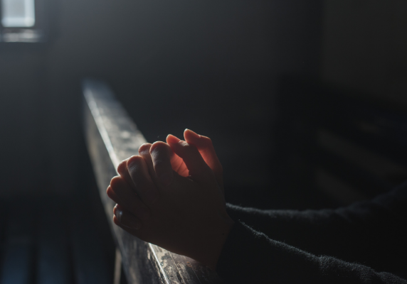 Praying - folded hands - The Hope Connection